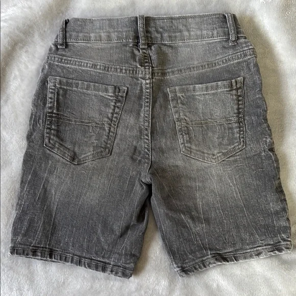 Place Gray Kids Denim Shorts - Picture 3 of 4